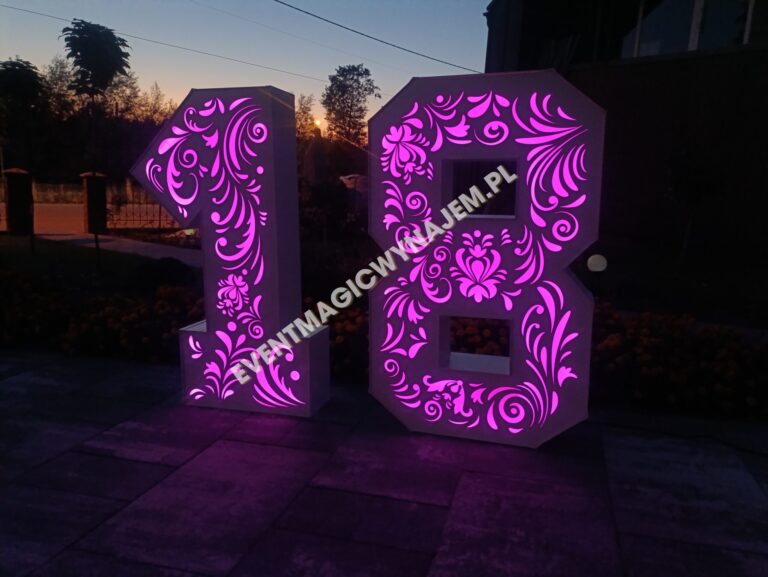 Led stojący 120 cm wysokości RGB "18"