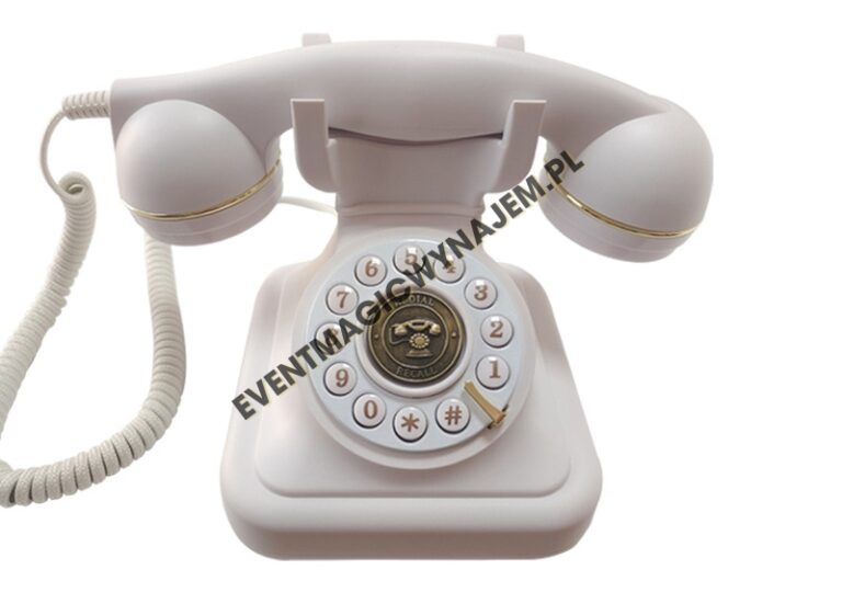 Telefon życzeń, księga gości audio biała.