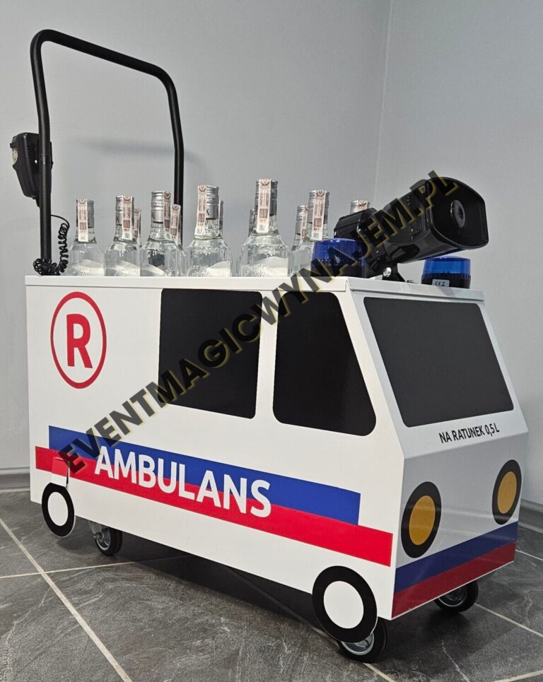 Wódkowóz ambulans, pojazd do rozwożenia alkoholu.