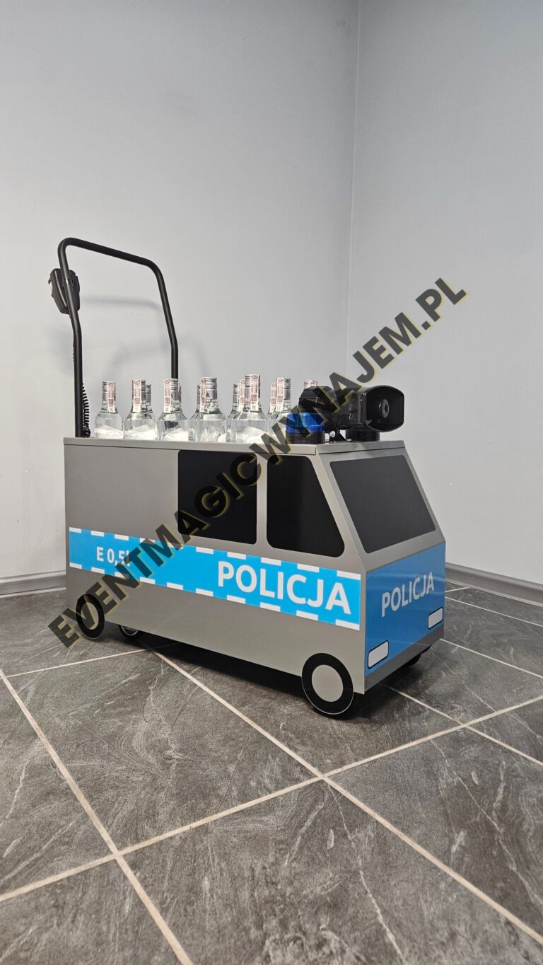 Wódkowóz policja, hit wesel, pojazd do rozwożenia alkoholu